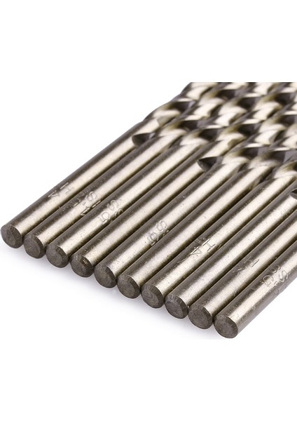 10 Adet 1.5 mm 10 Adet 1/1.5/2/2.5/3/3.2/3.5/4/4.5/5mm M35 Yuvarlak Şaft Hss-Co Kobalt Büküm Matkap Spiral Matkap Ucu (Yurt Dışından)