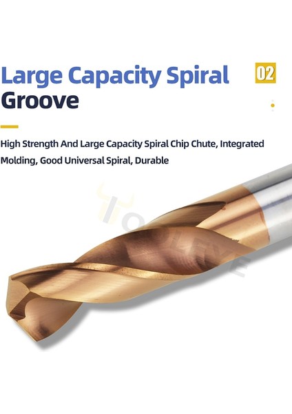 HRC45 5.5mm Tooleye Karbür Matkap Uçları Sert Metal Matkaplar Metal Işleme Cnc Torna Delme Araçları Için Tungsten Çelik Büküm Matkap Ucu 1.0-20.0mm (Yurt Dışından)