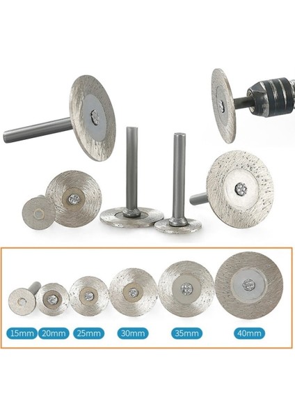 25MM 1 Adet 6mm Shank Dairesel Testere Bıçağı Granit Mermer Ahşap Metal Taş Kesme Diskleri Mandrel Elektrikli Alet Aksesuarları (Yurt Dışından) indirimleri