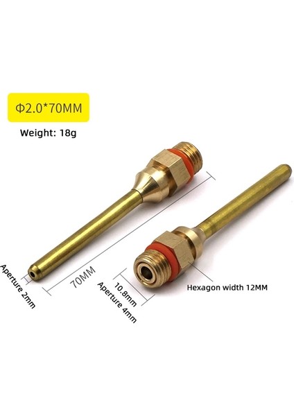 C Saf Bakır Sıcak Eriyik Tutkal Tabancası Memesi 2.0X70MM 3.0X50MM 2.0X50MM Çap Tutkal Tabancası Memesi Aracı Aksesuarları Kaynak Araçları Için (Yurt Dışından)
