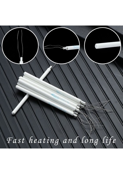 5 ADET-50W 1/5/10 Adet Havya Isıtma Elemanı Seramik Elektrikli Isıtıcı 220V 110V 20W 35W 50W Ayarlanabilir Sıcaklık Lehim (Yurt Dışından) modelleri