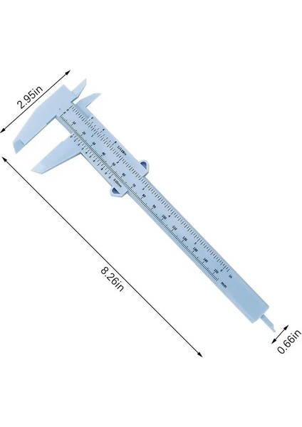 150MM Beyaz 0-150MM Dıy Aracı Ağaç Işleme Metal Işleme Sıhhi Tesisat Modeli Yapımı Plastik Sürmeli Kumpas Diyafram Derinlik Çapı Ölçü Aracı (Yurt Dışından) indirimleri