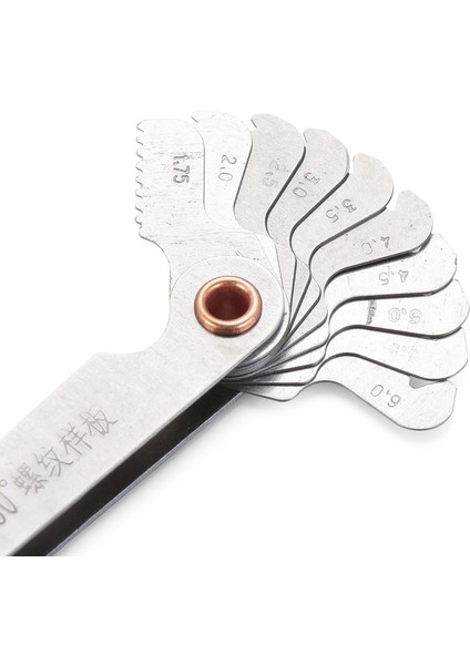 55 Derece Inç 55/60 Derece Metrik Inç Pitch Göstergeleri Ölçüm Dişli Diş Vida Diş Ölçer Ölçüm Torna Kombina Integral Ölçer (Yurt Dışından) indirimleri