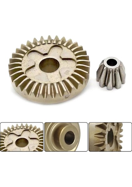 Helisel Diş Spiral Konik Dişli Seti Açı Öğütücü Dişli Düz Diş Helisel Diş GWS6-100 Açı Öğütücü Güç Aracı Aksesuarları (Yurt Dışından)