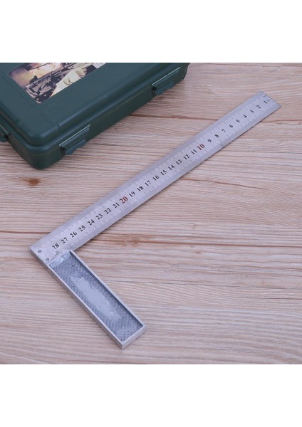 Beyaz 90 Derece Sağ Açı Cetvel Deneyin Kare 30 cm 1mm Metal Çelik Mühendisleri Deneyin Kare Seti Ağaç Işleme Ahşap Marangoz Ölçme Aracı (Yurt Dışından) modelleri