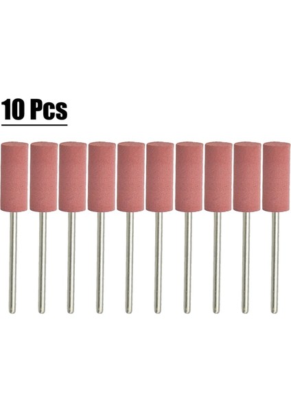 Pembe 10 Adet Elmas Taşlama Kafası Aşındırıcı Parlatma Ucu 8mm Tekerlek 2.35MM Shank Taş Parlatma Döner Aracı Öğütücü Aksesuarları (Yurt Dışından)