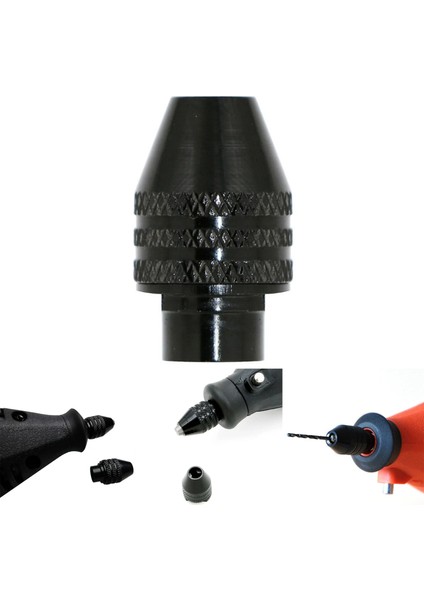 1 Adet Çok Mandren Anahtarsız Dremel Döner Alet Aynası Çok Mandren Anahtarsız Mini Matkap Için 0.5-3.2mm M8 Gravür Aksesuarları (Yurt Dışından)