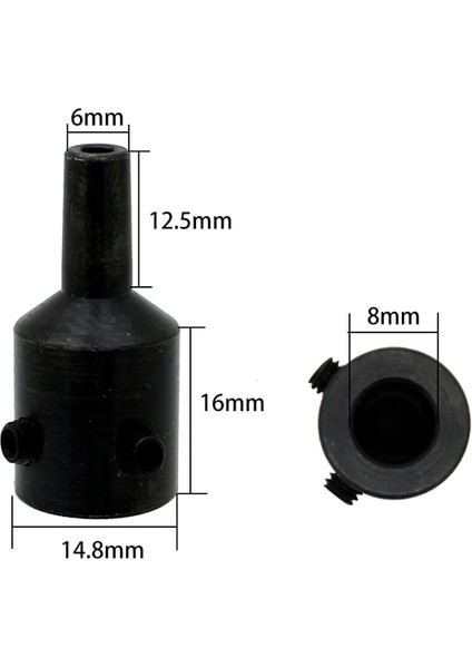 8mm Anahtarlı Çubuk Matkap Chuck Adaptörü Çelik Matkap Kelepçesi Chuck Kaplin Konnektör Kolu Biyel 4mm 5mm 6mm 8mm Motor Şaft Matkap Chuck (Yurt Dışından) fırsatları