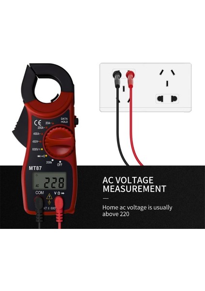 Sarı MT87 LCD Dijital Pens Metre Multimetre Ac/dc Ampermetre Voltmetre Direnç Testi (Yurt Dışından) indirimleri