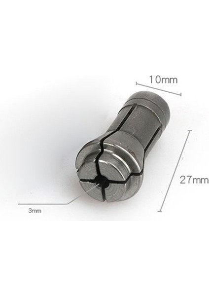 3mm 3mm/6mm Collet Chuck Adaptörü Pnömatik Gravür Kırpma Makinesi Torna Chuck Kelepçe Kafası Yüksek Hassasiyetli Pensler (Yurt Dışından)