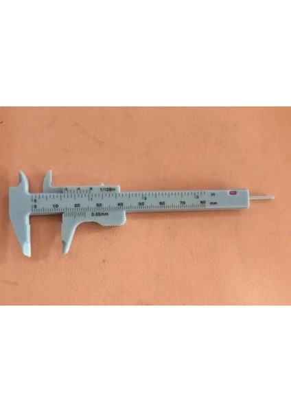 Mavi 80MM Sürmeli Kart Dıy Ölçü Aracı Ağaç Işleme Metal Işleme Sıhhi Tesisat Modeli Yapımı Kumpas Diyafram Derinlik Çapı Ölçü Aracı (Yurt Dışından)