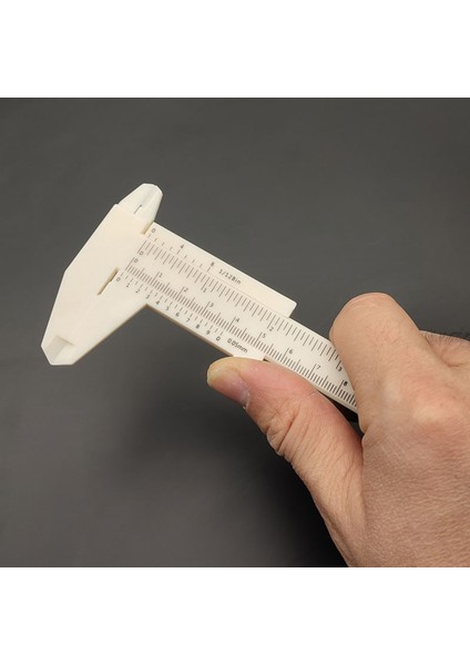 8 cm 0-150MM Çift Kurallı Ölçekli Plastik Sürmeli Kumpas Ölçüm Öğrenci Mini Aracı Cetvel Derinlik Çapı Ölçme Aracı Dropshipping (Yurt Dışından) fırsatları