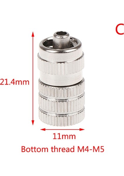 C 1 Adet Metal Dağıtım Karıştırma Tüpü Adaptörü Nikel Kaplama Pirinç Dağıtım Tutkal Şırınga Aksesuarları (Yurt Dışından)