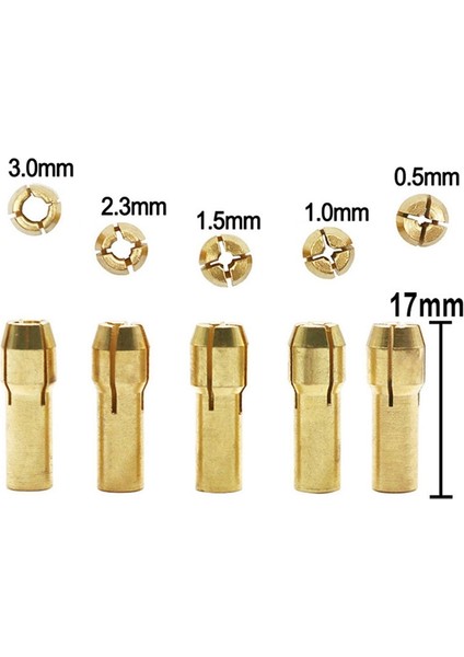 2 mm 7 Adet Elektrikli Matkap Ucu Kiti Chuck Adaptörü Collet 0.5-3mm Mini Delme Aracı Matkap Klasörü Bakır Kap Döner Elektrikli El Aletleri Için (Yurt Dışından) modelleri