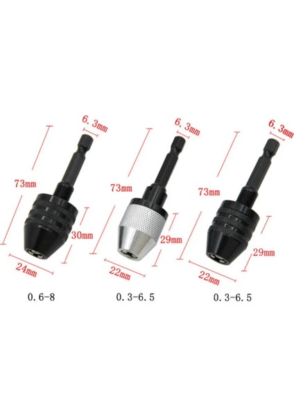 01 Matkap Chuck Anahtarsız Tornavida Darbeli Sürücü Adaptörü Elektrikli Mikro Motor Kelepçe Mini Ayna Fikstürü Hex Shank Matkap Uçları Adaptörü (Yurt Dışından) fırsatları