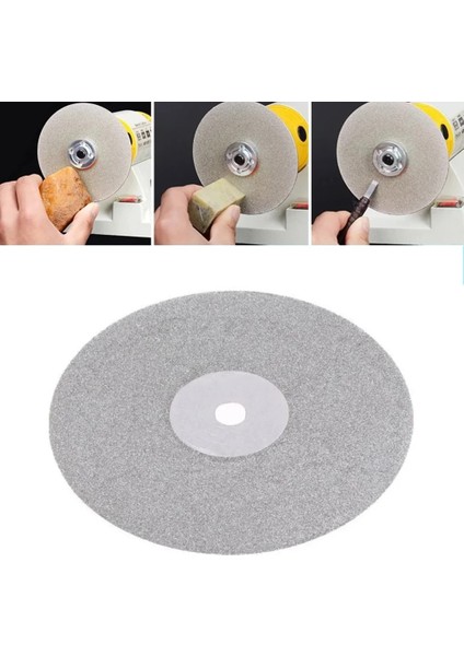 80 Grit 100MM 80-2000 # Parlatma Taşlama Diski Elmas Kaplı Düz Tur Tekerlek Lapidary Taşlama Parlatma Diski Takı Yeşim Güç Çok (Yurt Dışından)