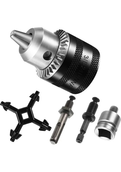 10MM 5 Adet 10MM Hex Matkap Uçları Adaptörü Hızlı Değiştirilen 3 Çeneli Matkap Chuck Anahtar Anahtarı Adaptörü Dönüştürücü 0.8-10MM 3/8-24UNF Kelepçe Aralığı (Yurt Dışından) fiyatları