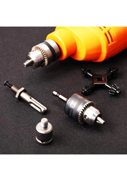 10MM 5 Adet 10MM Hex Matkap Uçları Adaptörü Hızlı Değiştirilen 3 Çeneli Matkap Chuck Anahtar Anahtarı Adaptörü Dönüştürücü 0.8-10MM 3/8-24UNF Kelepçe Aralığı (Yurt Dışından) modelleri