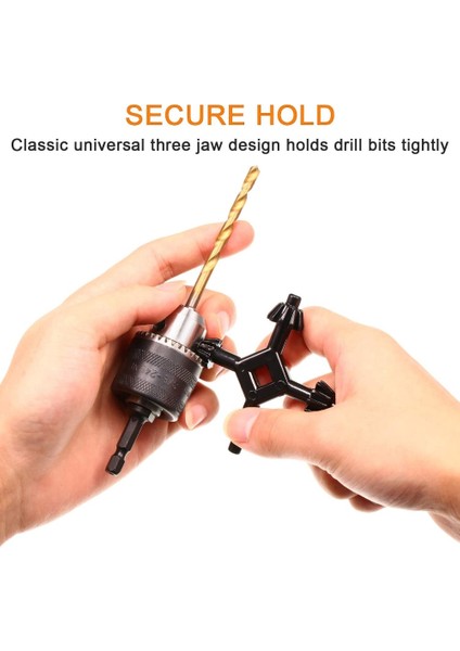 10MM 5 Adet 10MM Hex Matkap Uçları Adaptörü Hızlı Değiştirilen 3 Çeneli Matkap Chuck Anahtar Anahtarı Adaptörü Dönüştürücü 0.8-10MM 3/8-24UNF Kelepçe Aralığı (Yurt Dışından) fırsatları