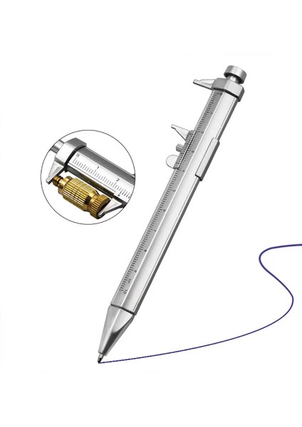 2 Adet Mavi 1-5 Adet Çok Fonksiyonlu Kumpas Kalem 0-100 Sürmeli Kumpas Silindiri Tükenmez 1.0mm Mavi Siyah Öğrenci Kırtasiye Ölçüm Araçları (Yurt Dışından) modelleri