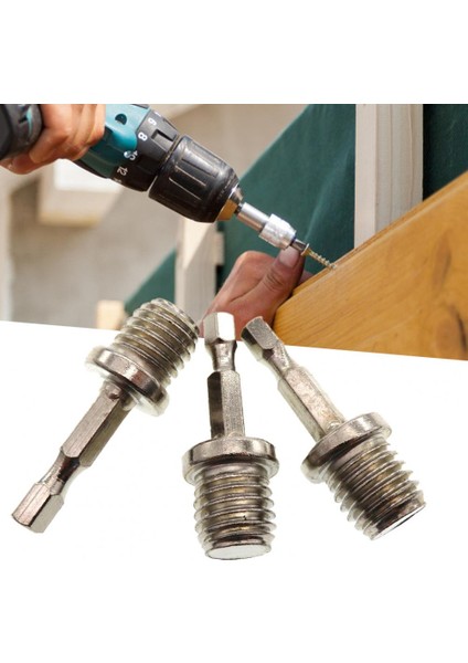 M14 Profesyonel Konu Anahtarsız Matkap Chuck Adaptörü Uzun Hizmet Ömrü Hex Shank Adaptörü Darbeli Sürücü Için Güvenli Sıkma (Yurt Dışından) fiyatları