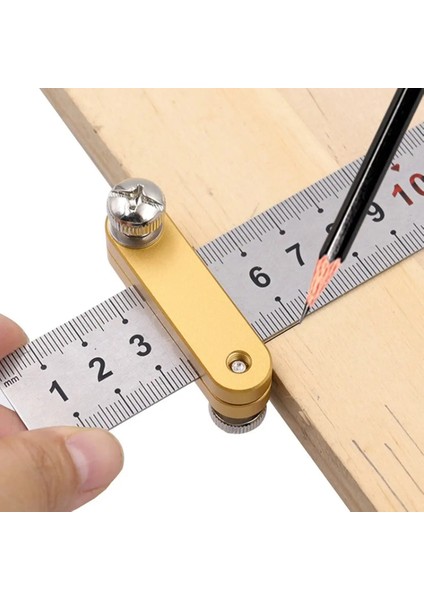 2021 Yeni Çelik Cetvel Konumlandırma Bloğu Ağaç Işleme Scribe Çizim Işareti Çizgi Göstergesi Marangoz Dıy Ölçme Aracı Marangoz Araçları (Yurt Dışından) fiyatları