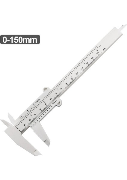 150MM Beyaz 80/150MM Sürmeli Kumpas Diyafram Derinlik Çapı Ölçü Aracı Mini Sürgülü Göstergeler Cetvel Mikrometre Ölçüm Aletleri Araçları (Yurt Dışından)