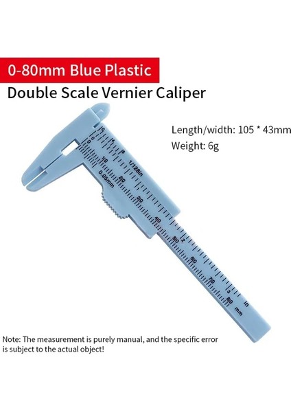 0-80MM Mavi Dijital Kumpas Elektronik Plastik Kumpaslar Sürmeli Ölçme Aletleri Marangozluk Aracı Cetvel Büyük Ekran Pakometre Dijital Kalibre (Yurt Dışından)