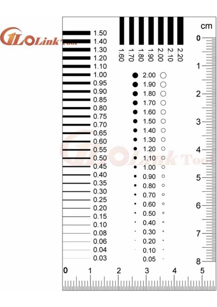 06-1 Ölçüm Geçişi Rozet Göstergesi Leke Kartı Nokta Göstergesi Tel Göstergesi Şeffaf Film Cetveli Leke Çatlağı Kontrast Cetveli (Yurt Dışından) modelleri