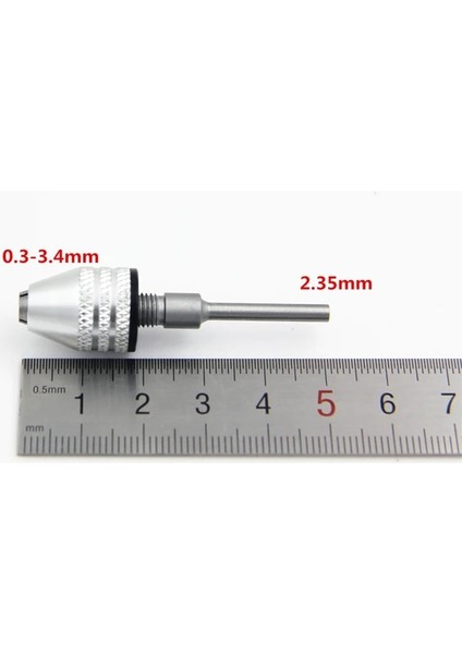 2.35MM 1 Adet 0.3-3.4mm Hızlı Değişim Anahtarsız Matkap Ucu Chuck 2.35MM/3MM Shank Adaptörü Dönüştürücü Aracı (Yurt Dışından)
