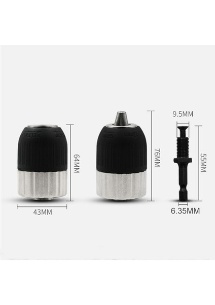 Altıgen Şaft (1 Adet) 3/8-24UNF 2-13MM Metal Kendinden Kilitlemeli Matkap Aynası Darbeli Çekiç Dönüşüm Matkap Ucu Tutucu Altıgen Saplı Biyel (Yurt Dışından) indirimleri