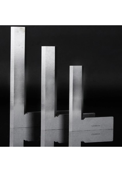 80X50MM Paslanmaz Çelik Bıçaklı 90 Derece 63X40 100X63 160X100MM 200X125M Açı Deneyin Kare Cetvel Eğimli Kenar Kare Ölçer Kenar Açısı Cetveli (Yurt Dışından) fırsatları