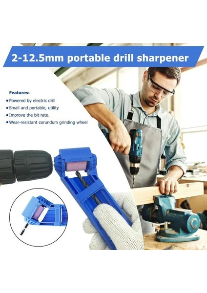 Mavi Set 2-12.5mm Matkap Ucu Kalemtıraş Korindon Taşlama Parlatma Kalemtıraş Elektrikli El Aletleri Öğütücü Elektrikli Matkap Bileyici (Yurt Dışından) modelleri