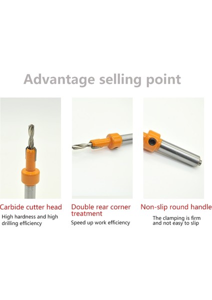 3.5MMX8MM-10MM 8mm 1/5 Adet 8MM/10MM Takım Elbise Shank Hss Ağaç Işleme Havşa Yönlendirici Bit Set Vida Extractor Remon Yıkım Ahşap Freze Kesicisi (Yurt Dışından) fırsatları