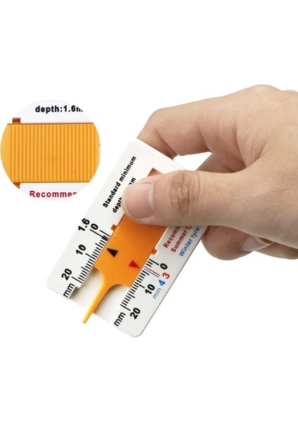 Sarı Halkalı 0-20MM Göstergesi Metal Işleme Oto Araba Lastiği Okuma Derinliği Ölçer Derinlik Ölçer Sayfası Motosiklet Ölçü Aracı Sürmeli Derinlik Kumpas (Yurt Dışından) fiyatları