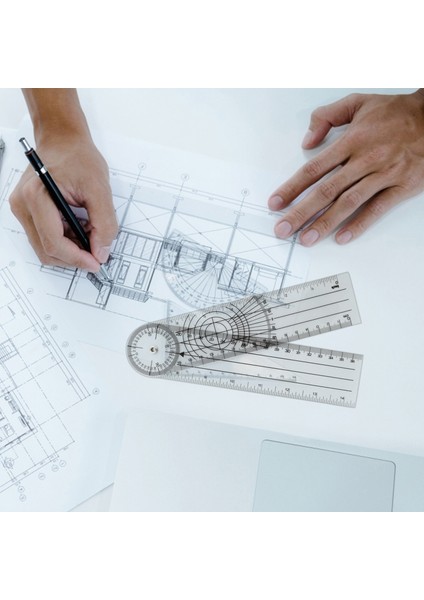 Gonyometre Aracı Gonyometresi Iletki Cetvel Şeffaf Ortopedik Açı Ölçümü Için Cetvel 360 Derece Vücut Ölçüm Bandı (Yurt Dışından) fiyatları