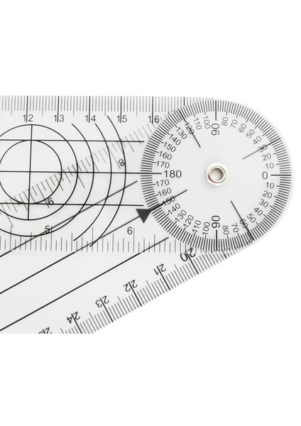 Gonyometre Aracı Gonyometresi Iletki Cetvel Şeffaf Ortopedik Açı Ölçümü Için Cetvel 360 Derece Vücut Ölçüm Bandı (Yurt Dışından) modelleri