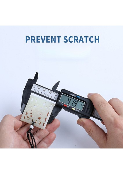 Büyük Siyah Ekran Elektronik Dijital Ekran Vernier Kumpas 0-150MM Geniş LCD Ekran Tamamı Plastik Dijital Doğrudan Okuma Konfor ve Dayanıklı (Yurt Dışından) modelleri