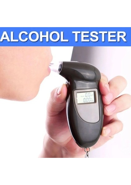 Arka Işık Olmadan Dijital Profesyonel Nefes Test Cihazı Sıvı Ekran S6801HANDHELDLCD Dedektör Araba Taşınabilir Üfleme Sarhoş Sürüş (Yurt Dışından)