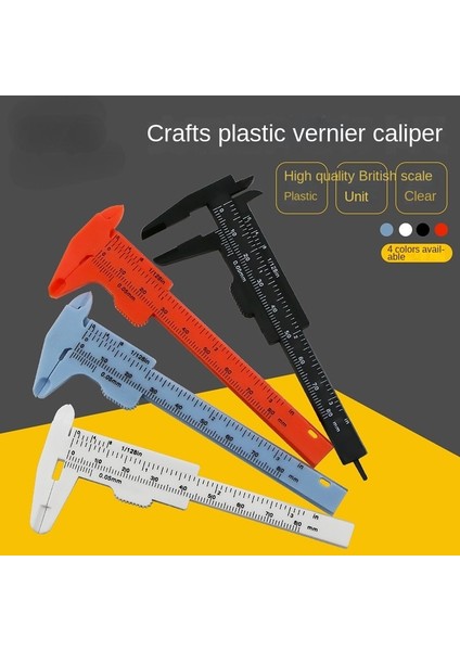 0-80MM Gül Kırmızı 0-80MM Plastik Sürmeli Kumpas Ağaç Işleme Sıhhi Tesisat Modeli Yapımı 80MM Sürmeli Kumpas Açıklık Derinlik Çap Ölçer Ölçü Aracı (Yurt Dışından) indirimleri