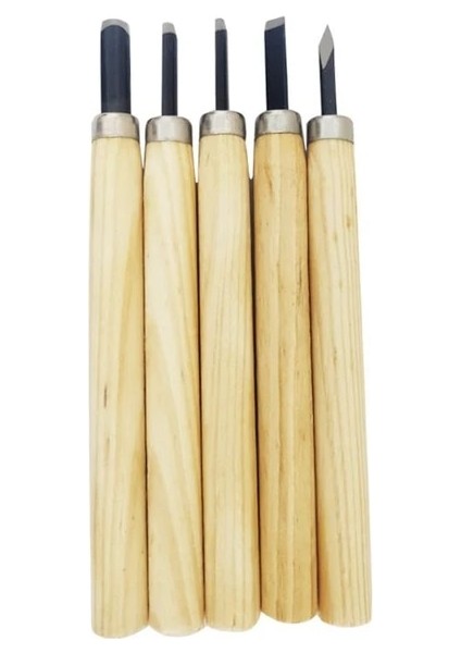 5 Adet 12 Adet Profesyonel Ahşap Oyma Keski Bıçak El Aleti Seti Temel Detaylı Oyma Ağaç Işçileri Gouges Çok Amaçlı Dıy (Yurt Dışından)