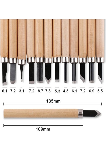 5 Adet 12 Adet Profesyonel Ahşap Oyma Keski Bıçak El Aleti Seti Temel Detaylı Oyma Ağaç Işçileri Gouges Çok Amaçlı Dıy (Yurt Dışından) fiyatları