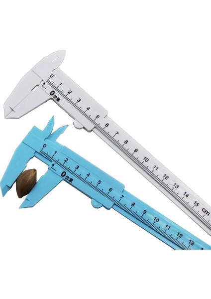 Beyaz 0-150MM Sürmeli Kaliperler Tek Kurallı Ölçekli Plastik Diyafram Derinlik Yükseklik Ölçü Aracı Dıy Aracı Ağaç Işleme Metal Işleme (Yurt Dışından) fırsatları