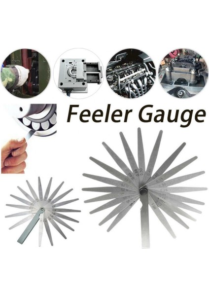 17 17/20 Bıçak Feeler Ölçer Metrik Boşluk Doldurucu 0.02-1.00MM Gage Ölçümü Moto Motor Supabı Ayarı Motosiklet Aksesuarı (Yurt Dışından) fırsatları