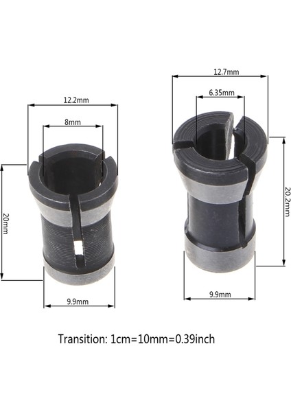 8mm 6.35/8mm Pens Aynası Gravür Kırpma Makinesi Elektrikli Freze Makinesi Freze Kesicisi Aksesuarları Hızlı Erişim (Yurt Dışından) indirimleri