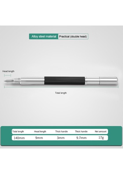 A1 1/2 Adet Elmas Metal Işaretleyici Gravür Kalem Tungsten Karbür Uç Stylus Kalem Cam Seramik Metal Ahşap Gravür El Aletleri (Yurt Dışından)