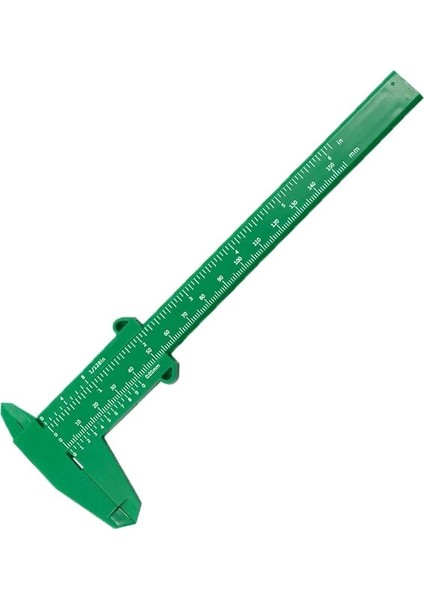 Yeşil 1 Adet Dıy Ölçü Aracı Ağaç Işleme Metal Işleme Sıhhi Tesisat Modeli Yapımı 150MM Sürmeli Kumpas Diyafram Derinlik Çapı Ölçü Aracı (Yurt Dışından)