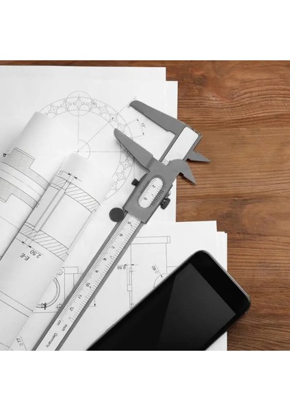 B Tipi Plastik 120MM Yüksek Hassasiyetli Mini Metal Kumpas Ölçer Mikrometre Paquimetro Ölçme Paslanmaz Çelik Ölçme Aracı (Yurt Dışından) fırsatları