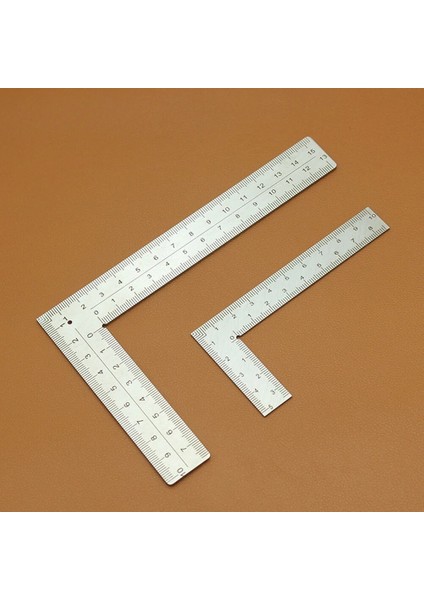 5X10 cm Mini L Kare Cetvel Ölçme Düzeni Aracı Paslanmaz Çelik Kare 90 Torna Cetvel Hassas Bina Çerçeveleme Göstergeleri (Yurt Dışından)