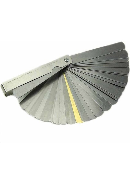 32 Adet 0.04-0.88 mm .0015-.035 Bakır Levha 100MM Uzunluk Paslanmaz Çelik 304 Uzaklık Ölçer Feeler Vana Öğretim Feeler Ölçer (Yurt Dışından)